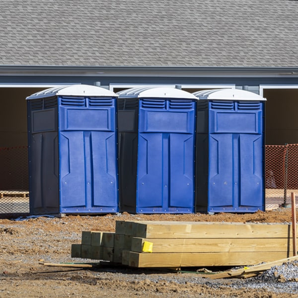 how often are the portable restrooms cleaned and serviced during a rental period in Beverly WV